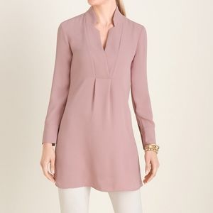 NWT Dusty Rose Pink Tunic Blouse sz. 0